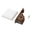 Small Wood Floating Shelf 12 Inches Tall, Farmhouse Decorative Shelf