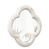Vintage Small Scalloped Wall Mirror Decorative 8.9 inch