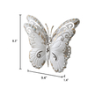 Vintage Metal Butterfly Wall Decor 8 × 9 Inches
