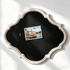18x24 Black Rustic Linen Bulletin Board With Wood Frame
