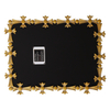 Large Magnetic Chalkboard, 36×28" Vintage Cross Gold Framed Black Board