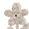 Vintage Small Cute Wooden Flowers Table Decorations 5 X 8 Inch