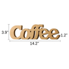 Vintage Coffee Signs for Coffee Station 14 Inch