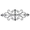 Wrought Iron Wall Decor 45" x 18"