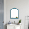Rustic Blue Arched Wall Mirror 23 x 30 Inch