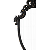 Vintage Black Wall Mirrors 16 x 24 inch, Distressed Finish Golden