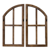Farmhouse Window Frame Wall Decor 30 Inch, Set of 2
