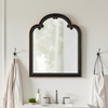 Gothic Black Arched Wall Mirror 20 X 24 Inch