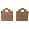 Wood Mail Sorter Organizer Set of 2, Vintage Wall Mounted Mail Holder
