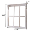 Farmhouse Window Frames Wall Decor 29 X 30 Inch