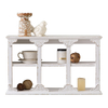 Vintage Rustic 3-Tier Floating Shelves for Wall White