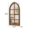 Farmhouse Cathedral Window Pane Mirror Wall Decor 18 X 36 Inch