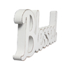 Rustic White Wooden Blessed Sign 15 Inch, Distressed Finish