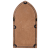 Small Rustic Arched Window Mirrors for Wall Decor 8 X 16 Inch