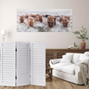 Wood Short Room Divider 3 Panel