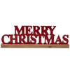 Rustic Red Merry Christmas Signs for Home Decor 16 Inches