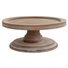 Round Wood Cake Stand, Farmhouse Risers for Display Decorative