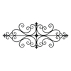 Black Metal Wall Decor 45" x 18"