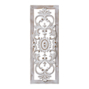 Farmhouse Wood Wall Decor 30 Inch, Handmade Washed White