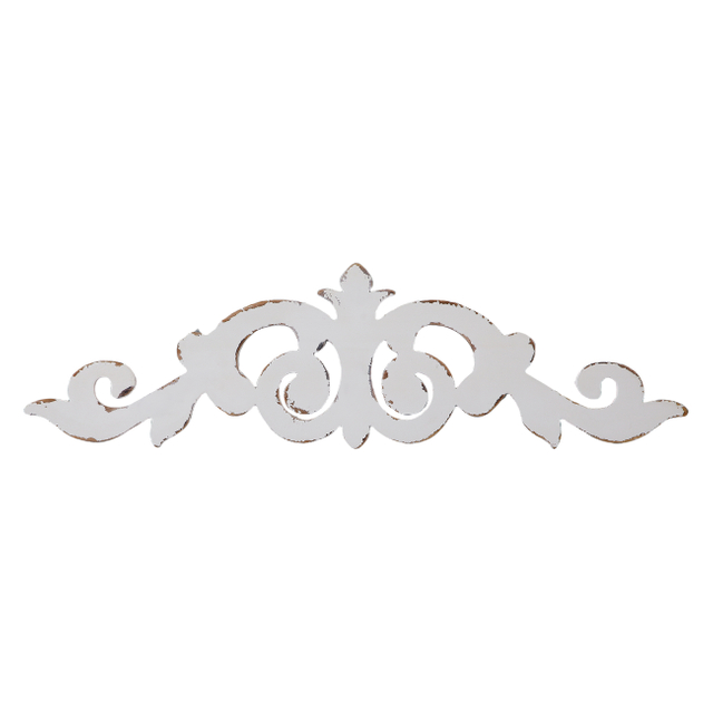 Rustic Wood Scroll Wall Decor, 35x10 Over The Door Decor