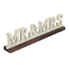 Vintage Mr and Mrs Sign for Wedding Table Decor 16 inches