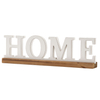 Rustic Home Decor Signs for Tabletop 14 inches, Distressed White