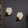 Farmhouse Candle Sconces Set of Two, Handmade Distressed Finish