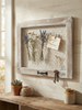 Rustic Chicken Wire Frame, Framed Photo Display Board/Wall Grid Panel