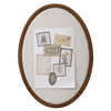 33x24 Large Oval Bulletin Board, Farmhouse Fabric Pin Boards