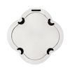 Vintage Small Scalloped Wall Mirror Decorative 8.9 inch