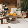 Round Wood Cake Stand, Farmhouse Risers for Display Decorative