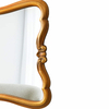 Vintage Scalloped Gold Bathroom Mirrors for Over Sink 21 x 30 inch
