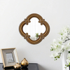 Small Vintage Gold Mirrors for Wall Decor 12 Inch, Horizontal or Vertical