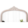 Vintage Arch Mirror 30 X 23 Inch, Distressed White