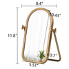 Metal Desk Mirror