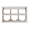 Vintage Rustic 3-Tier Floating Shelves for Wall White