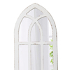 Rustic Long Arched Window Mirrors for Wall Decor 14 X 36 inch 