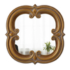 Antique Small Gold Mirror 12 Inch, Horizontal or Vertical