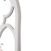Farmhouse White Arched Window Mirrors for Wall Decor 18 X 36 Inch