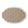 Oval Linen Bulletin Board for Wall 24"x36"