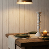 Farmhouse Wooden Pillar Candle Holders, 16" Tall Handmade Distressed